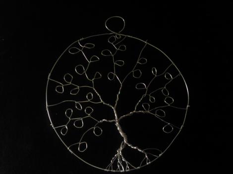 This is an earring storage tree