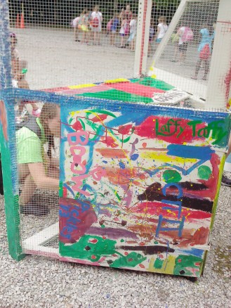 We are painting the coop bottom